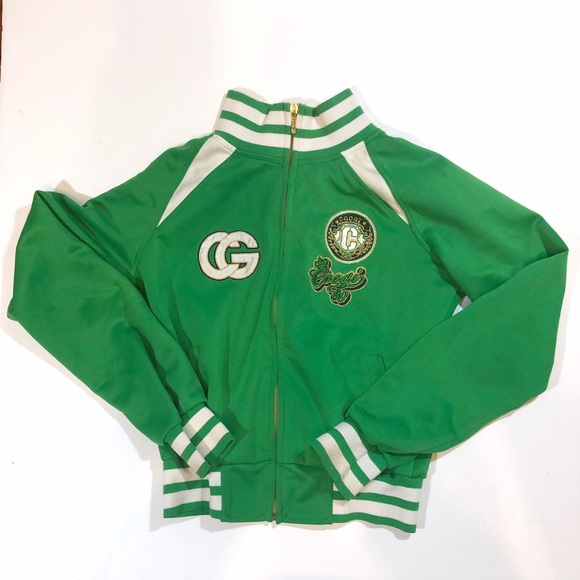 COOGI Jackets & Blazers - COOGI Green Crop Jacket-M